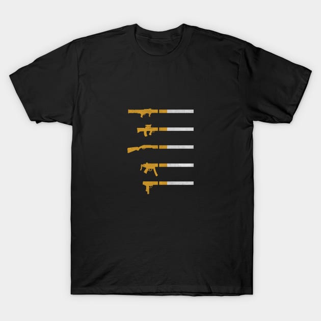 Lung Bullets T-Shirt by Evan_Luza